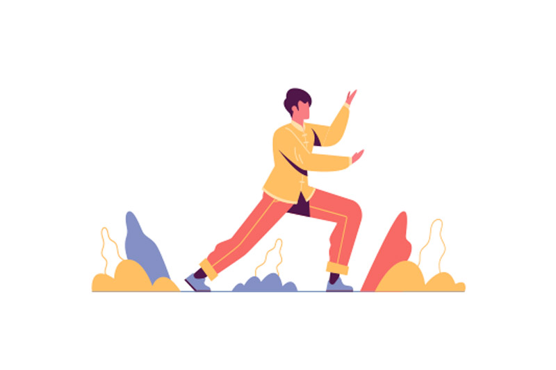 Illustration du Taichi Chuan/Taji Quan Qi Gong